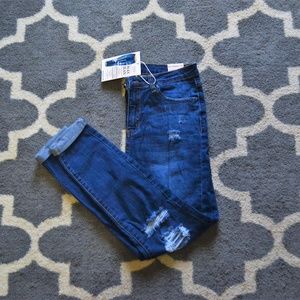 NWT distressed jeans